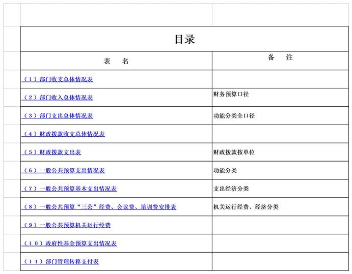 004临潭分局2023年部门预算公开表_目录